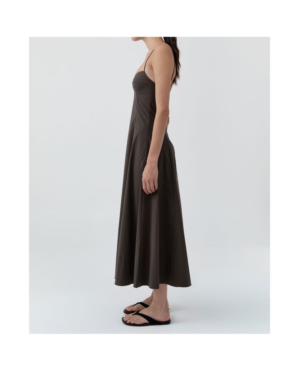 St. Agni Brown Cami ドレス