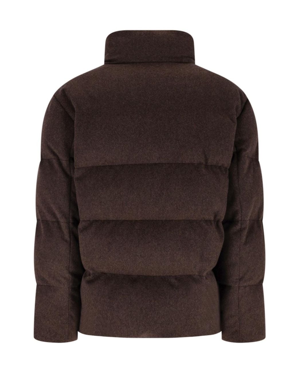 Loro Piana Brown Long-Sleeved Padded Jacket for men