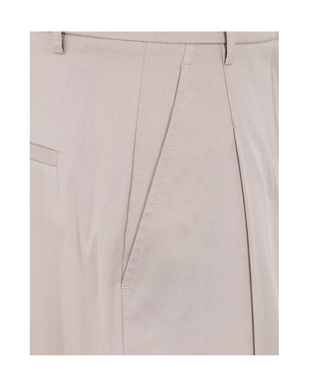 N°21 Gray Pleated Wide-Leg Trousers