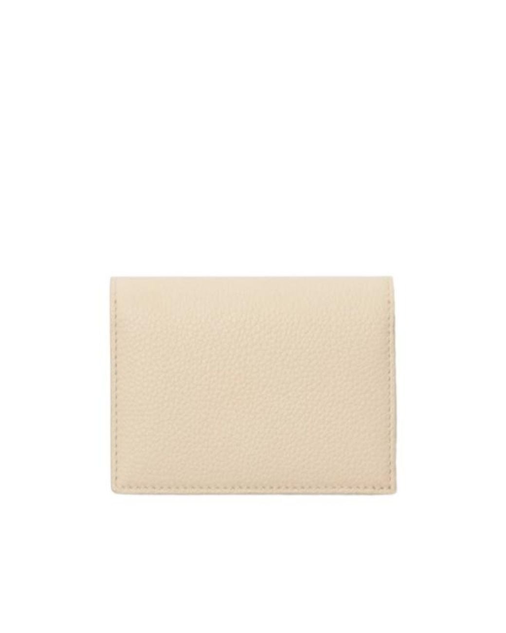 Burberry Natural Bloomsbury Folding Card Case