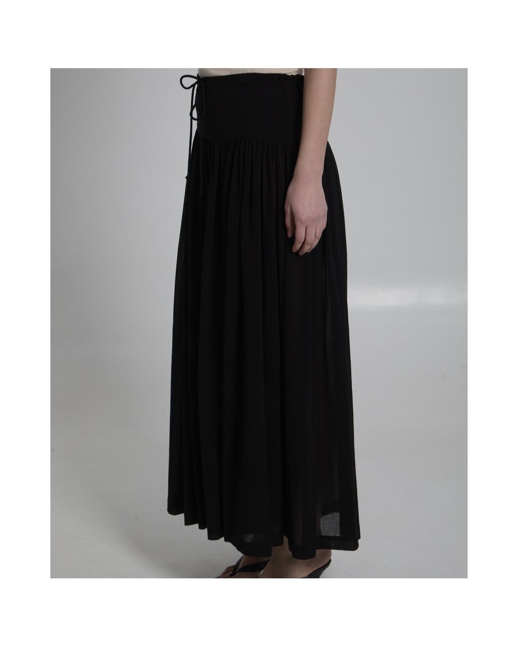 The Row Black Berenice Pleated Pants