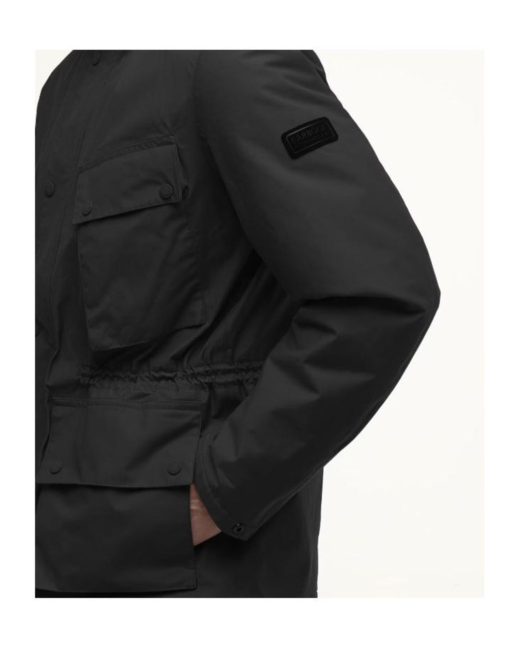 Barbour Black Endley Waterproof Jacket for men