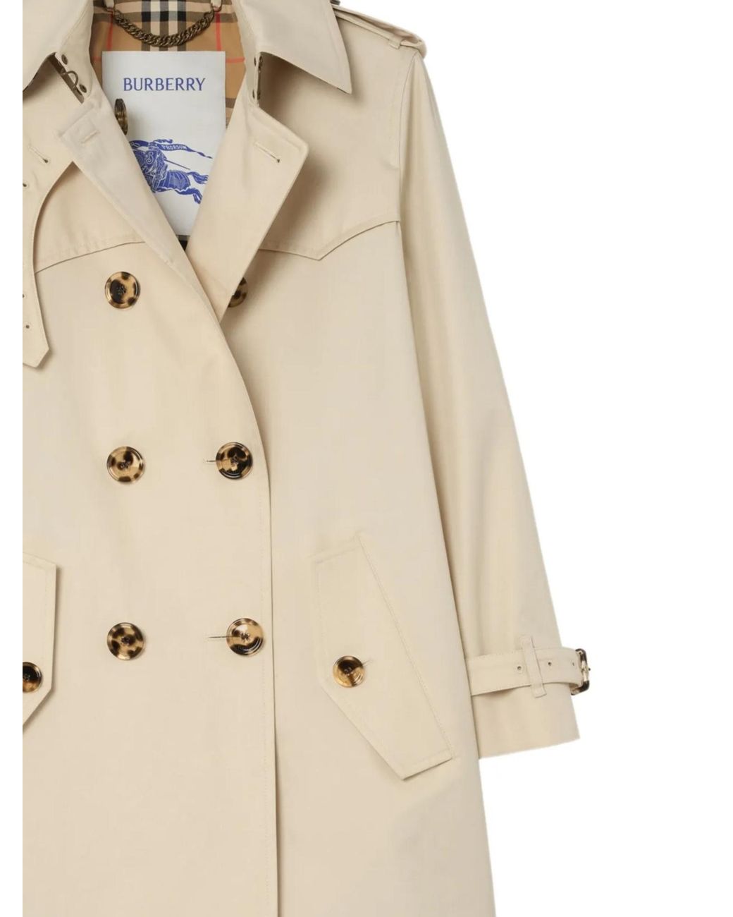 Burberry Natural Summerside Double-Breasted Coat