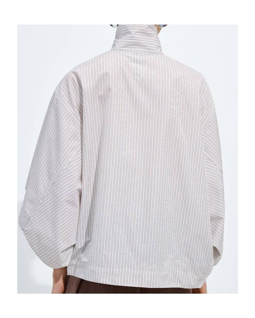 Bottega Veneta White Cotton Poplin Shirt