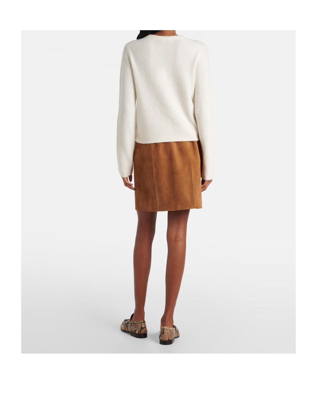 Vince White Silk And Cashmere-Blend Cardigan