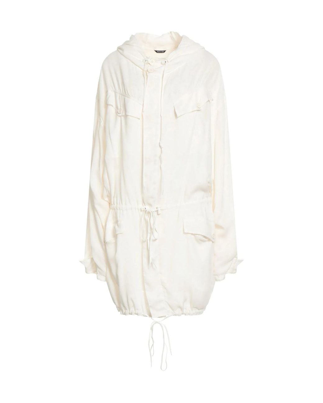 Maison Margiela White Full-Length Jackets