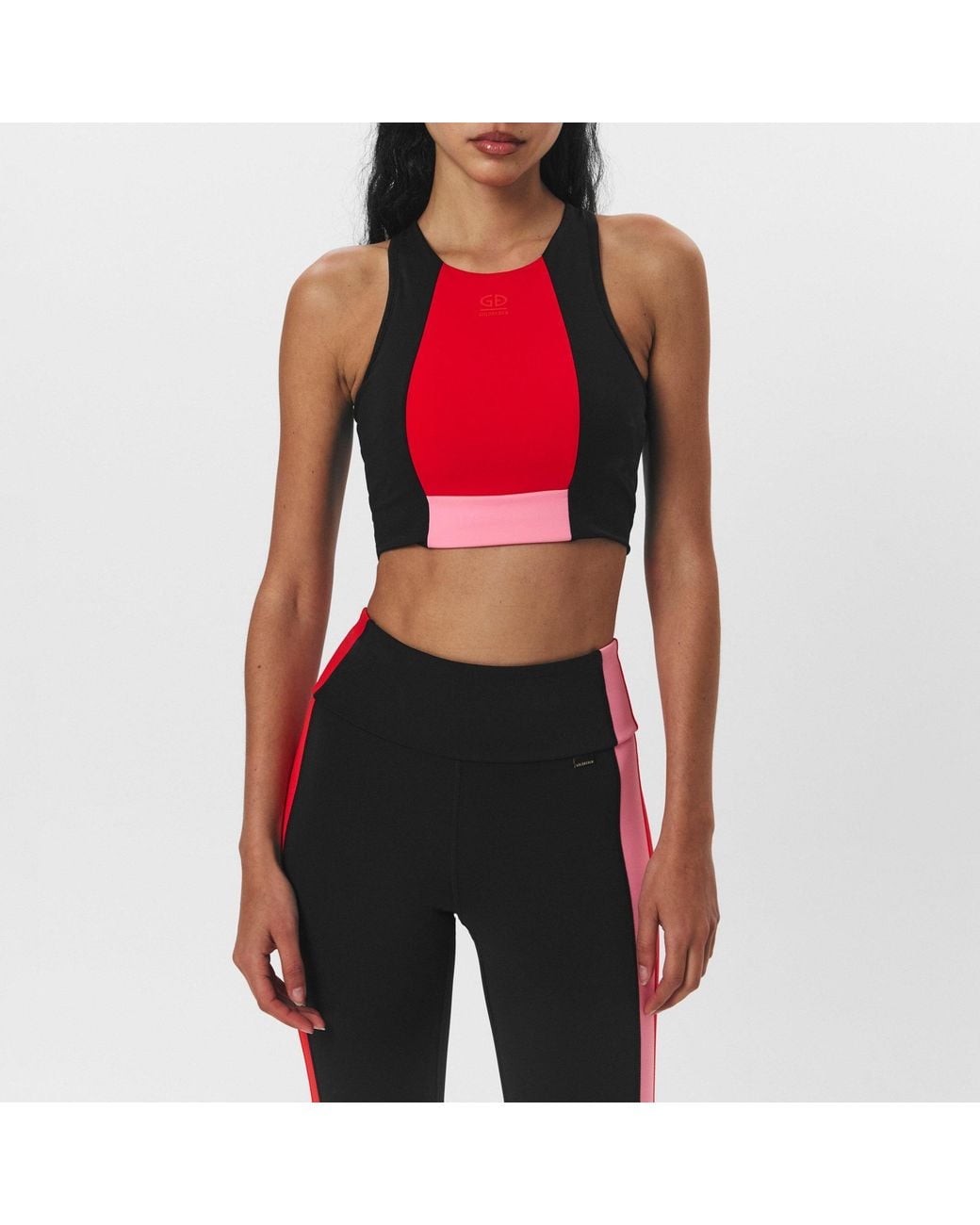 Goldbergh Red Facade Sports Bra
