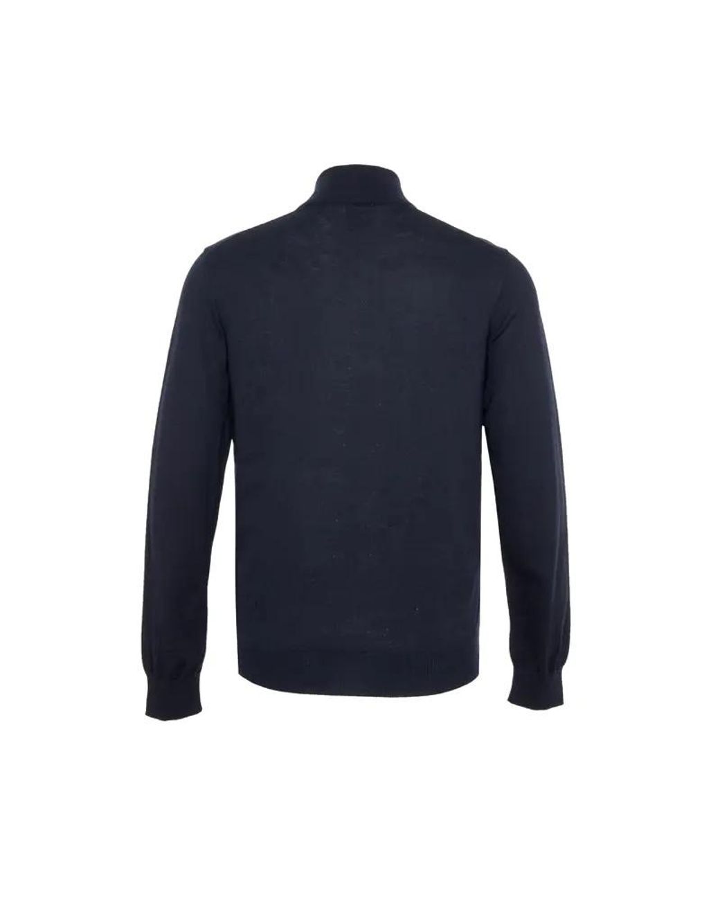 Paul & Shark Blue Zipper Detail Pullover for men