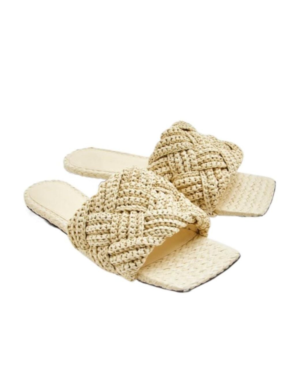 Bottega Veneta White Lido Flat Sandals