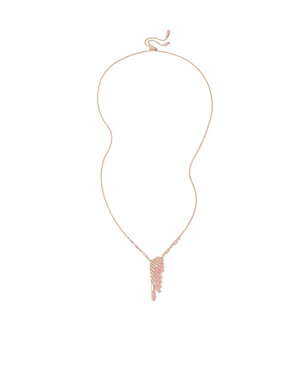 Garrard White 18-Karat Rose Diamond Necklace