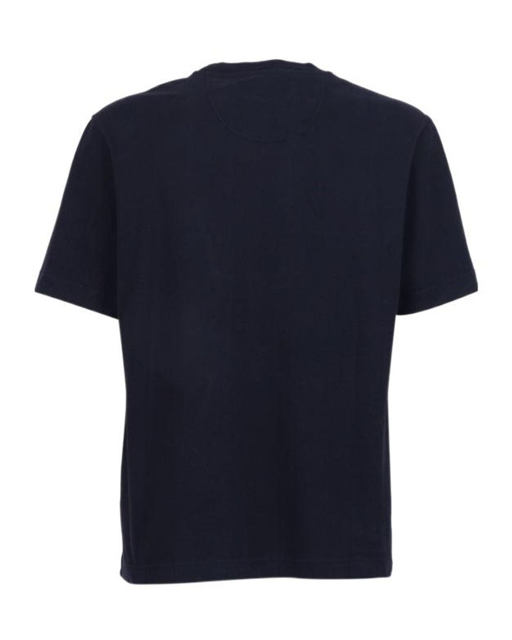 Barbour Blue Photographic-Print T-Shirt for men