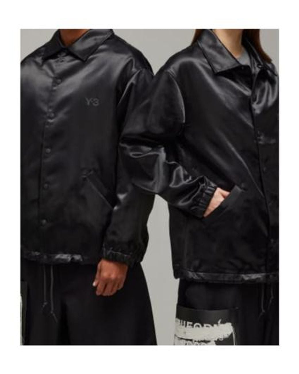 Y-3 Blue Graphic Jacket for men