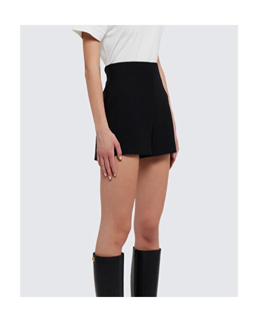 Valentino Multicolor Logo High-Rise Shorts