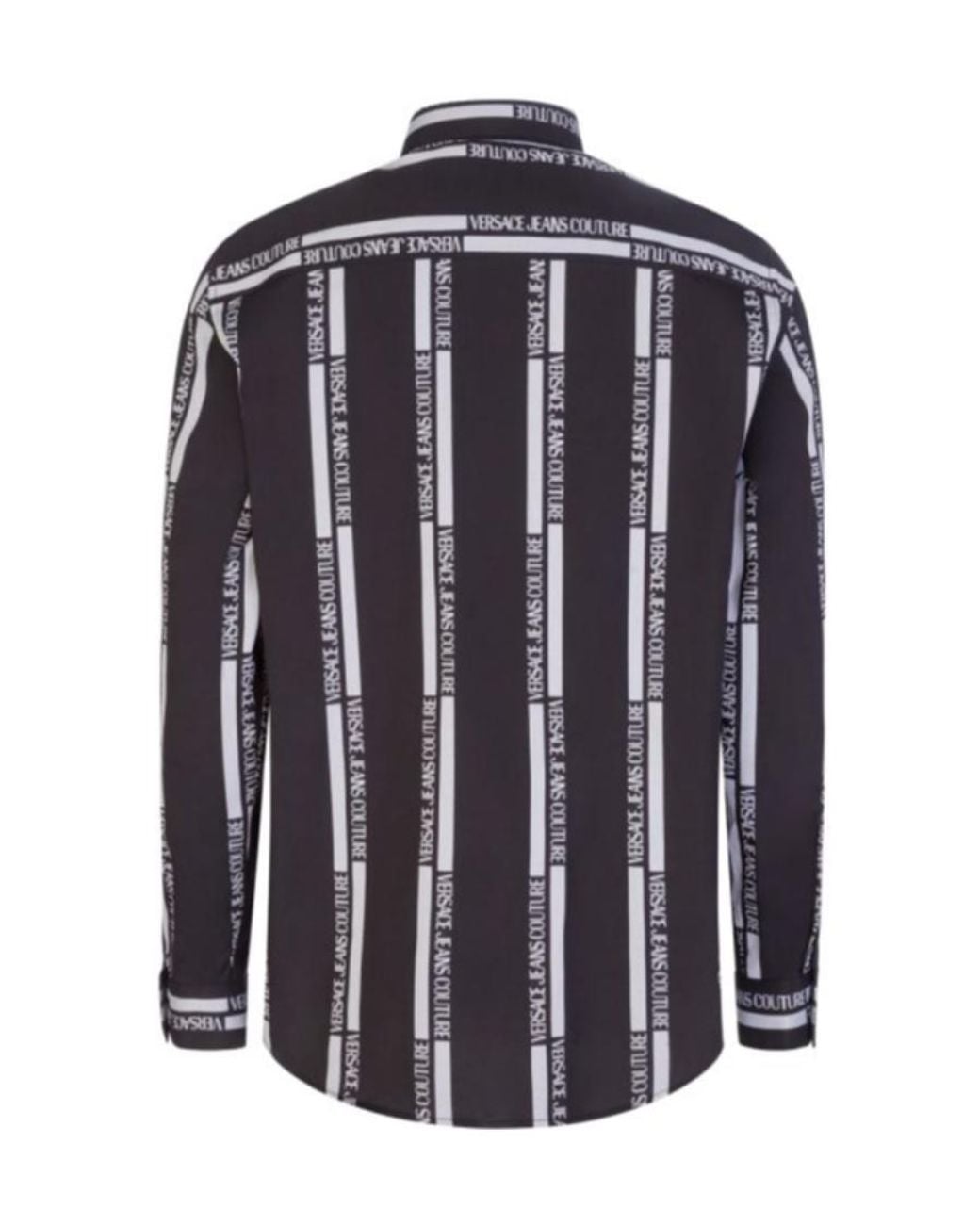Versace Jeans Blue Logo Long-Sleeved Shirt for men