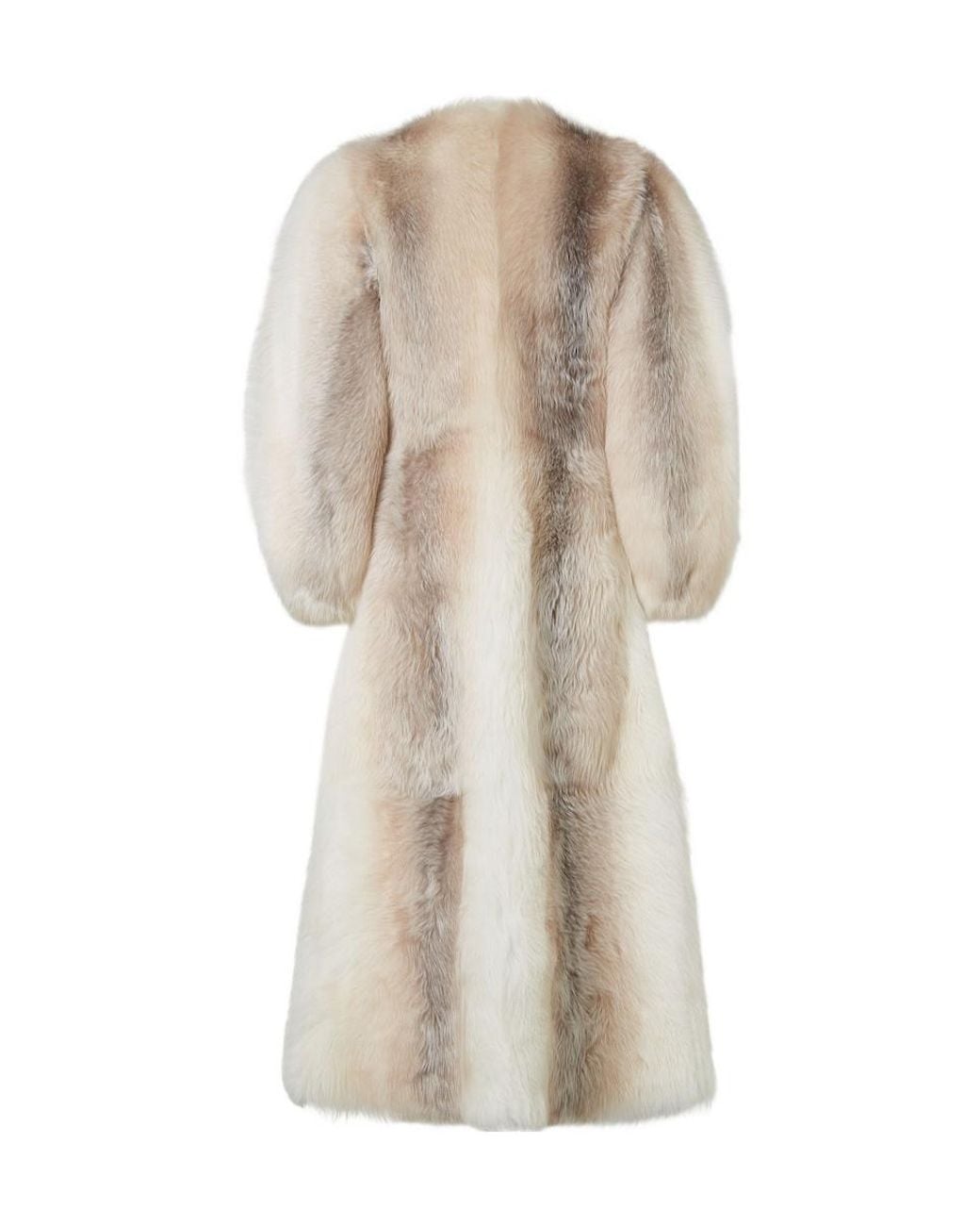 Fendi Natural Fur Oversized Coat