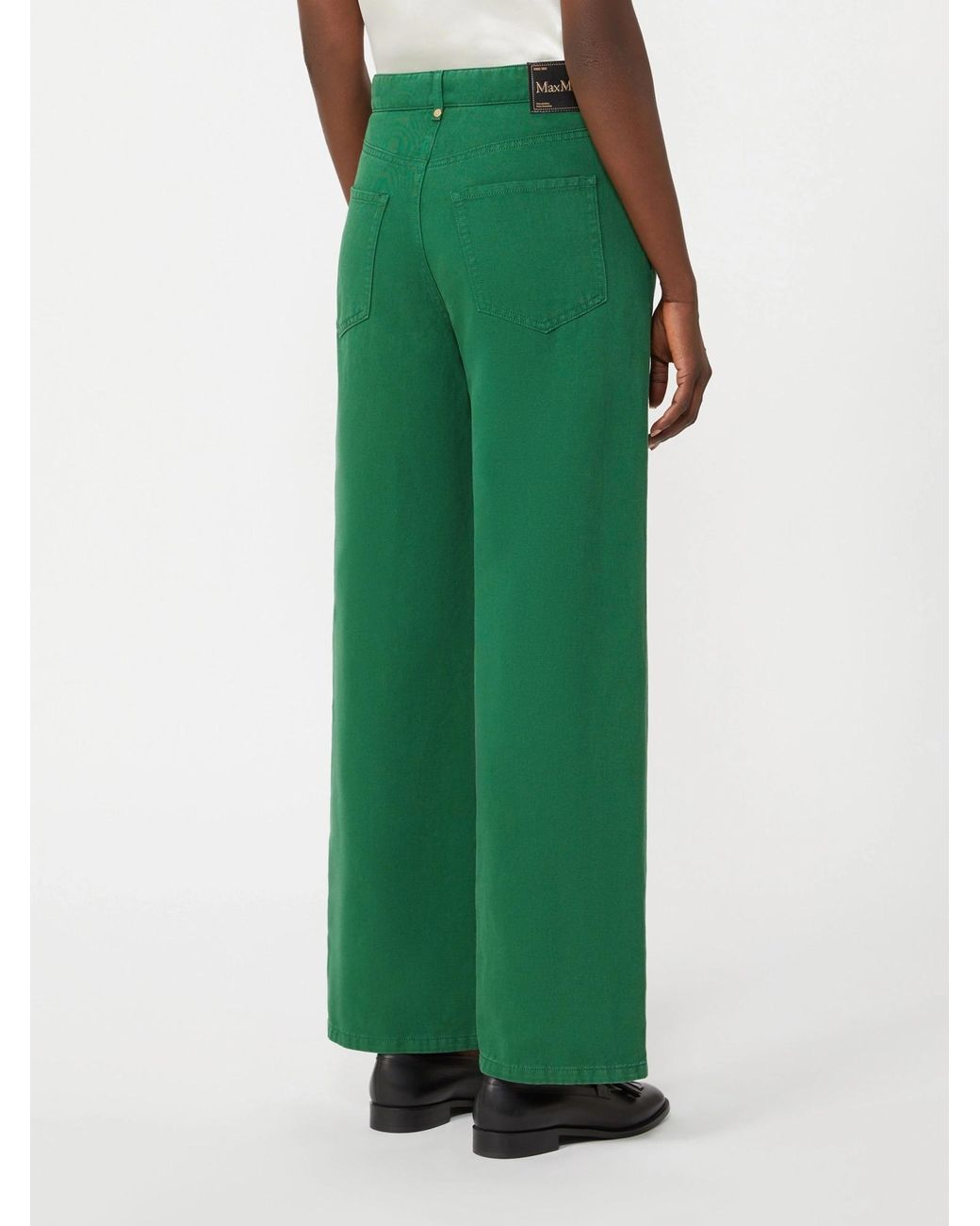 Max Mara Green 'S Onorata Straight Leg Pants