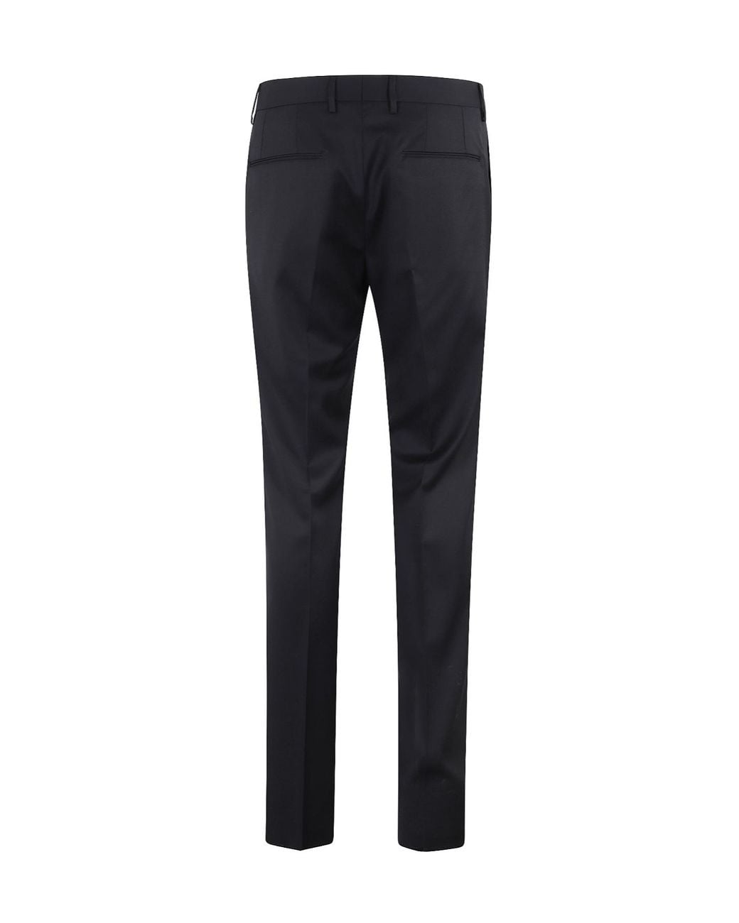 Tagliatore Blue Pressed Crease Tailored Pants for men