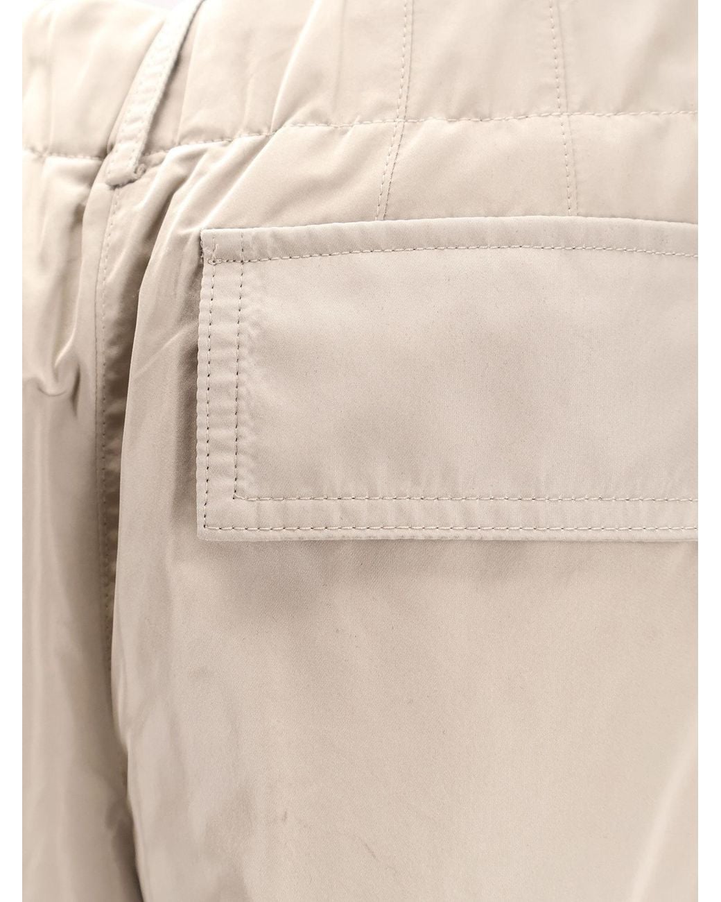 Alaïa Natural Alaïa Drawstring Cargo Pants
