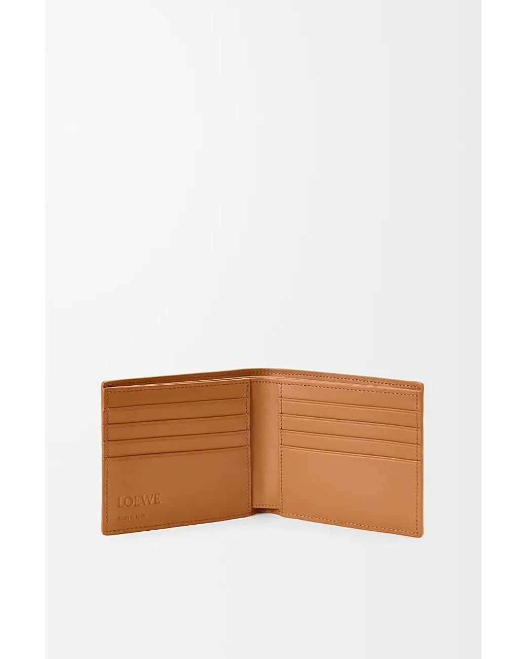 Loewe Brown Puzzle Edge Bifold Wallet for men