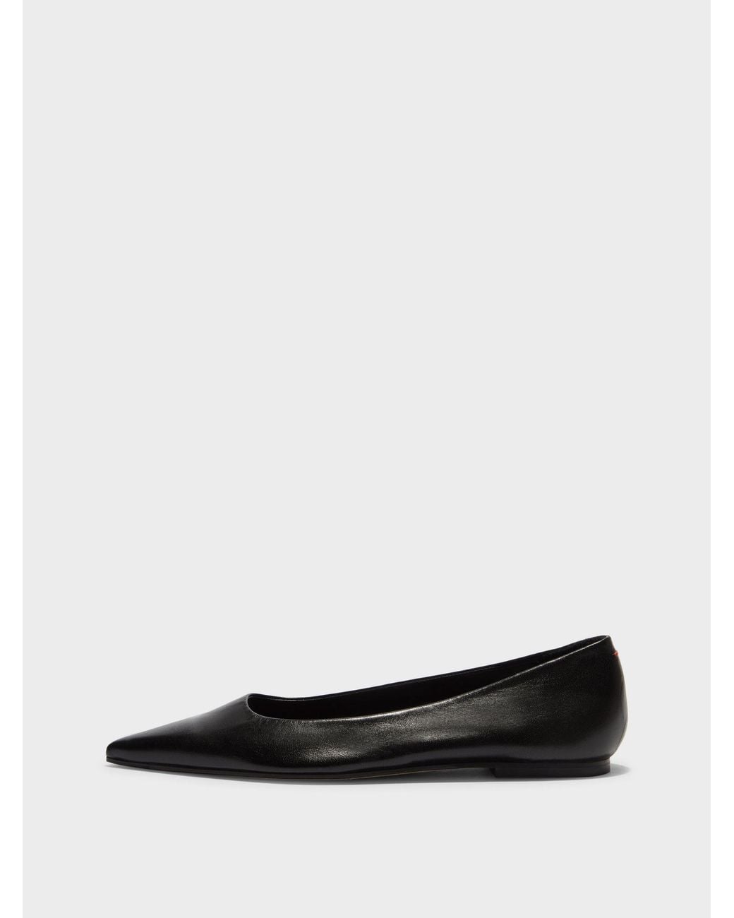 Aeyde Black Cassy Pointed-Toe Ballet Flats