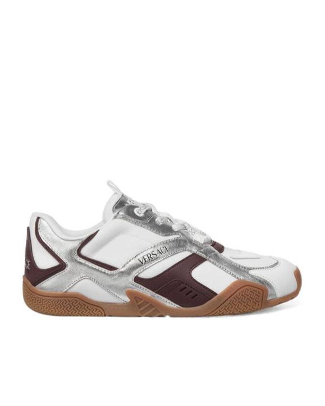 Versace White Galaxia Logo Sneakers