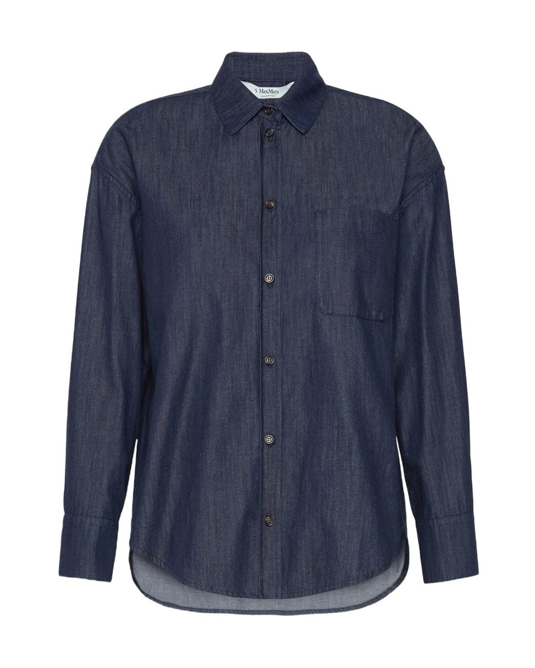 Max Mara Blue 'S Lightweight Denim Shirt