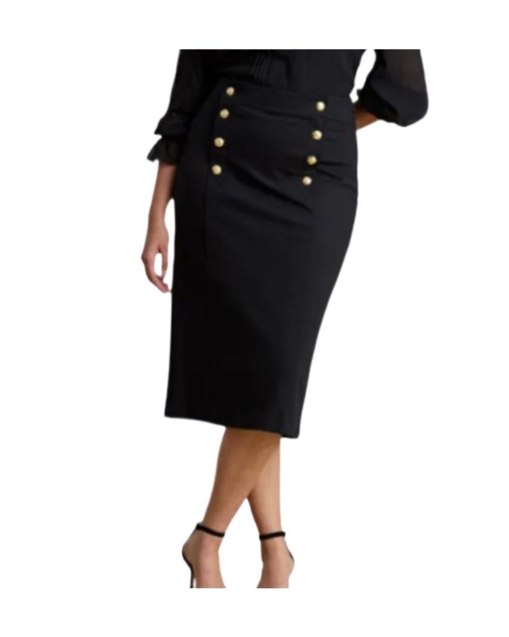 Ralph Lauren Black Pencil Skirt