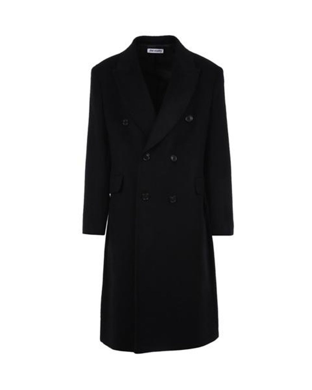 Our Legacy Black Double-Breasted Long Coat for men