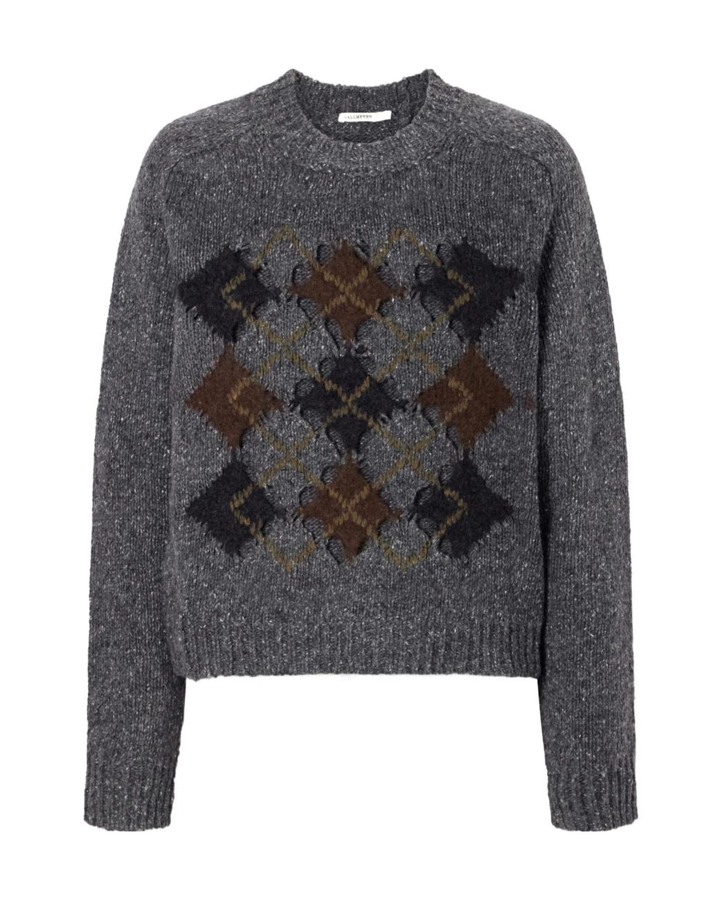 Kallmeyer Gray Wool-Blend Sweater