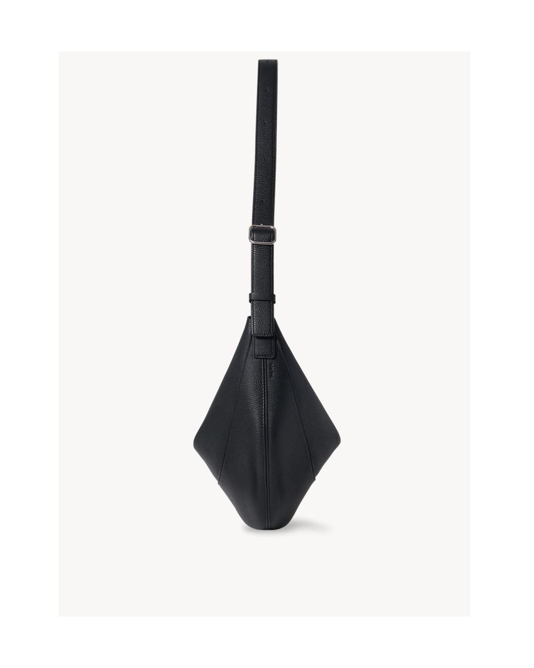 The Row Black Jouve Zipped Shoulder Bag