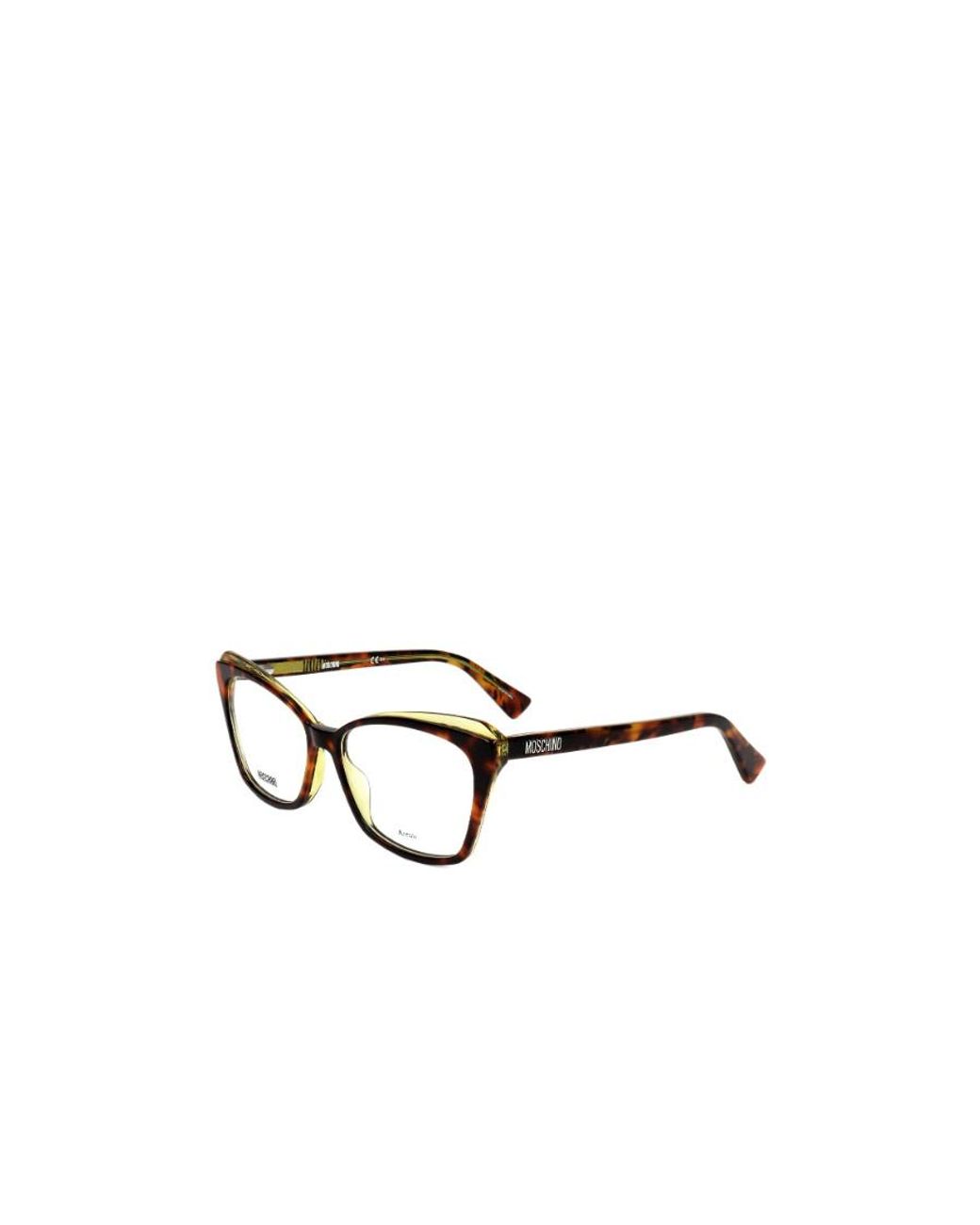 Moschino White Eyewear Cat-Eye Frame Glasses