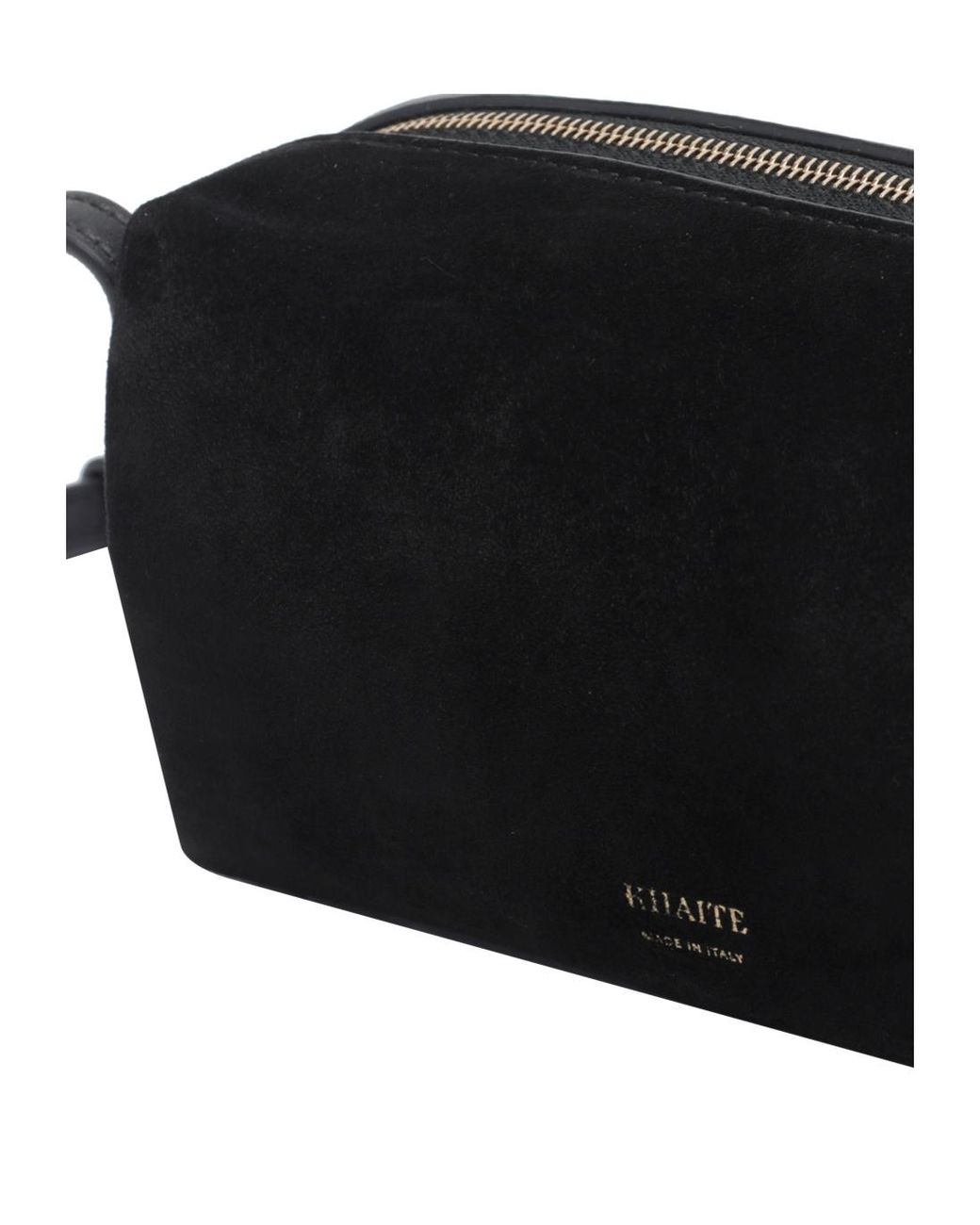 Khaite Black Zip Small Shoulder Bag