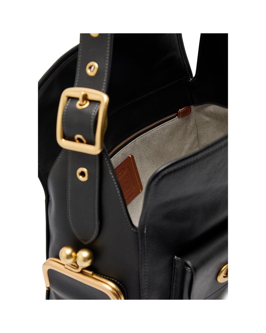 COACH Black Casual Wide Shoulder Bag