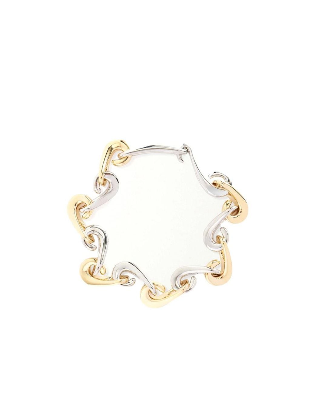 Rabanne White Rabanne Clolurblock Linked Necklace
