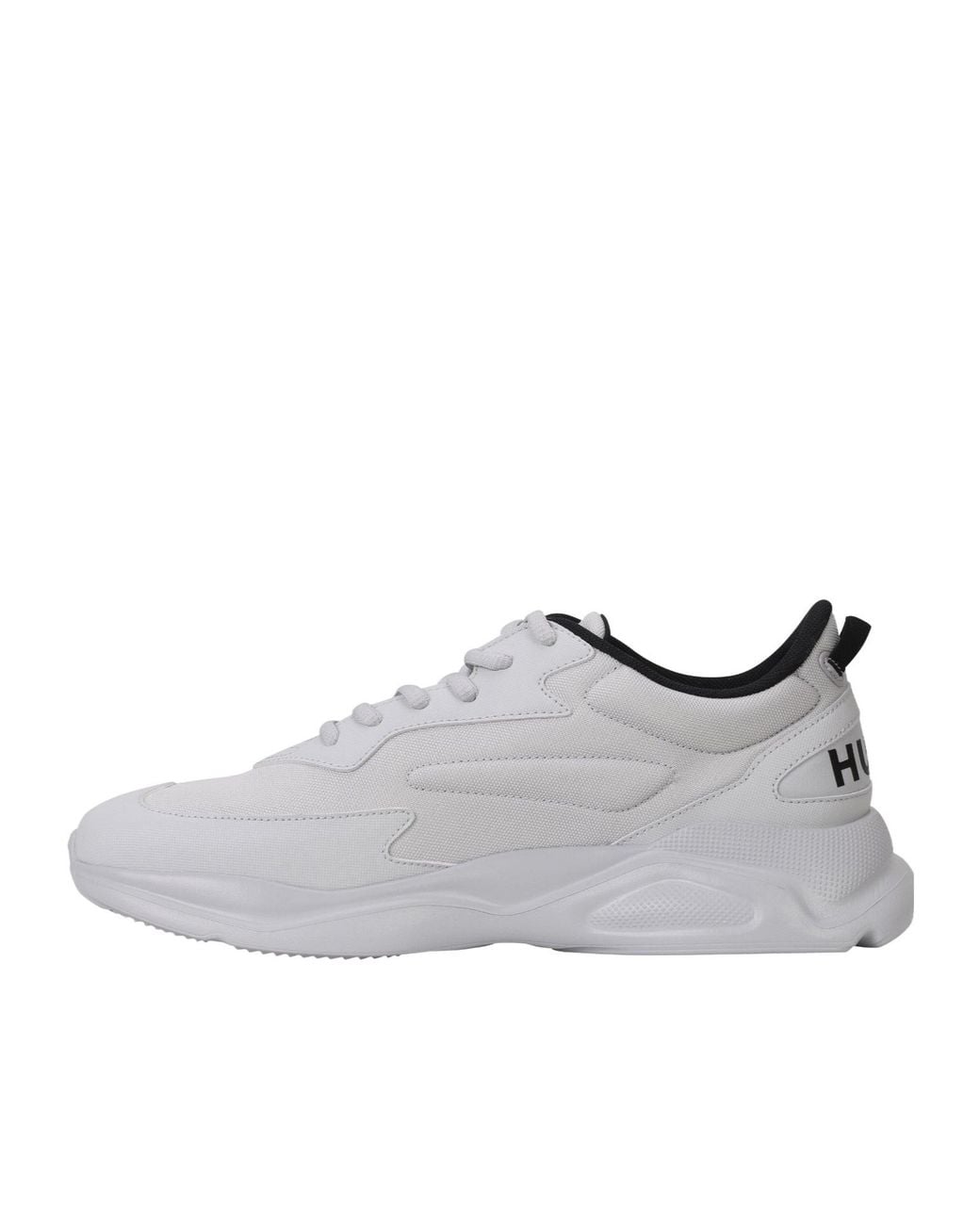 Boss Gray Solid Trainers for men