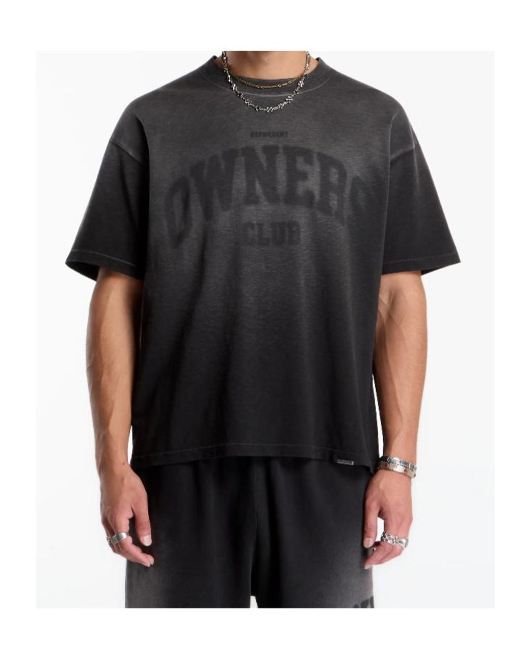 Represent Black Owners Club Logo T-Shirt for men