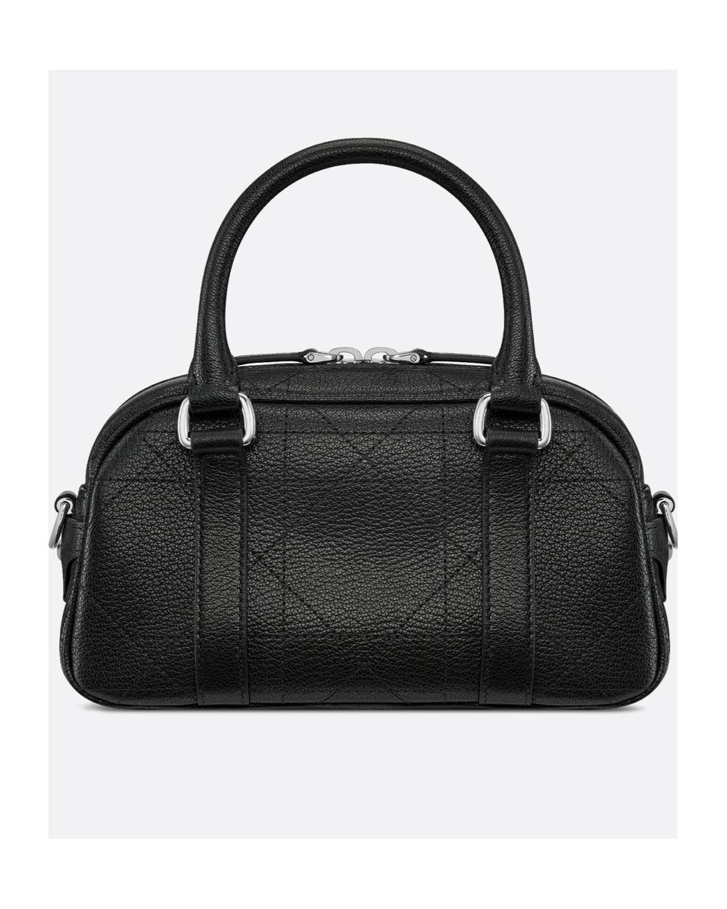 【大人の女性らしさ】DIOR D-Vibe East-West Nanoバッグ D-Vibe East-West Nano Bag Black Flat Macrocannage Goatskin