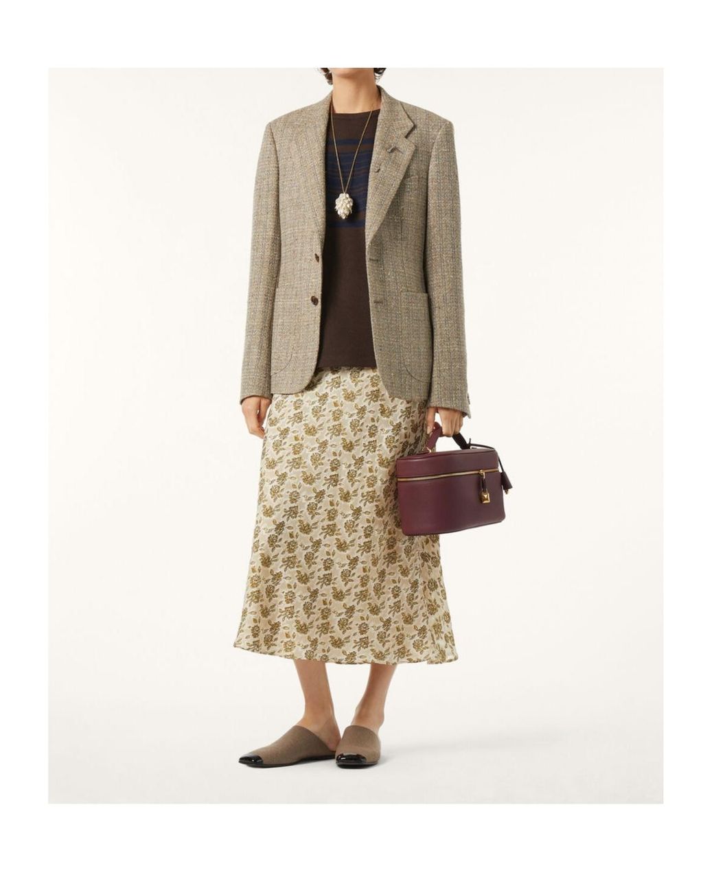 Loro Piana Natural Simona Skirt