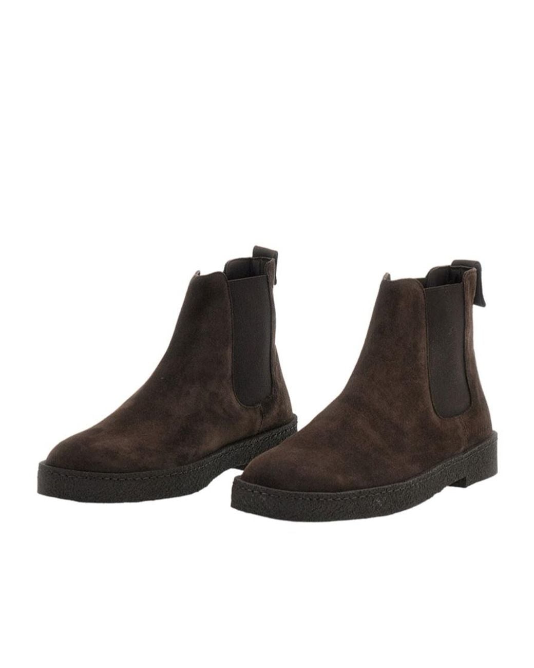 Common Projects Black Round-Toe Boots for men