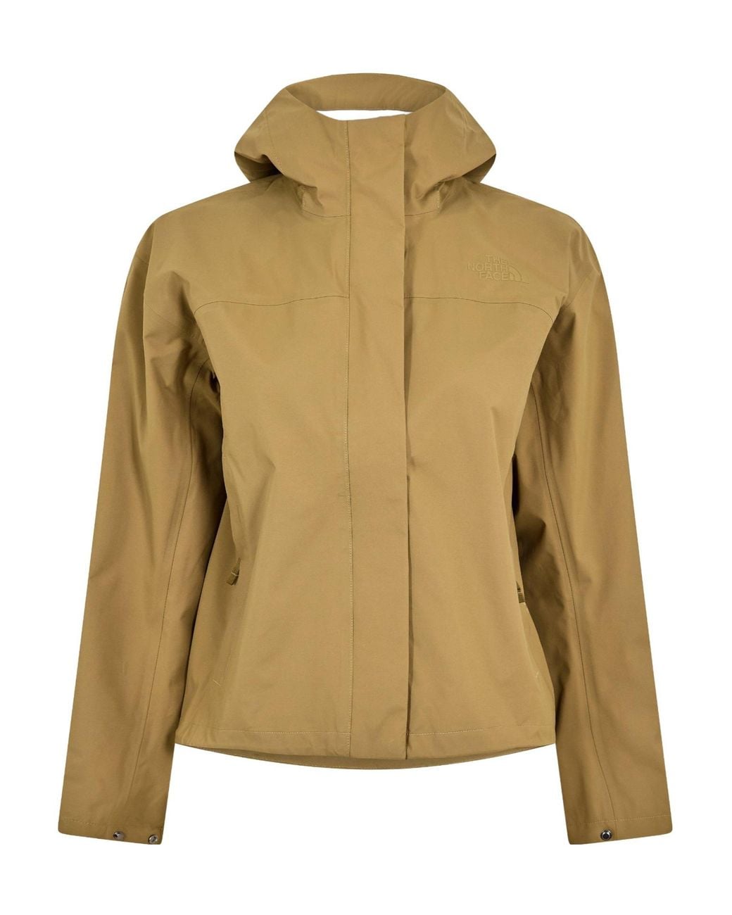 The North Face Green Hooded Longsleeve Outdoor Jacket