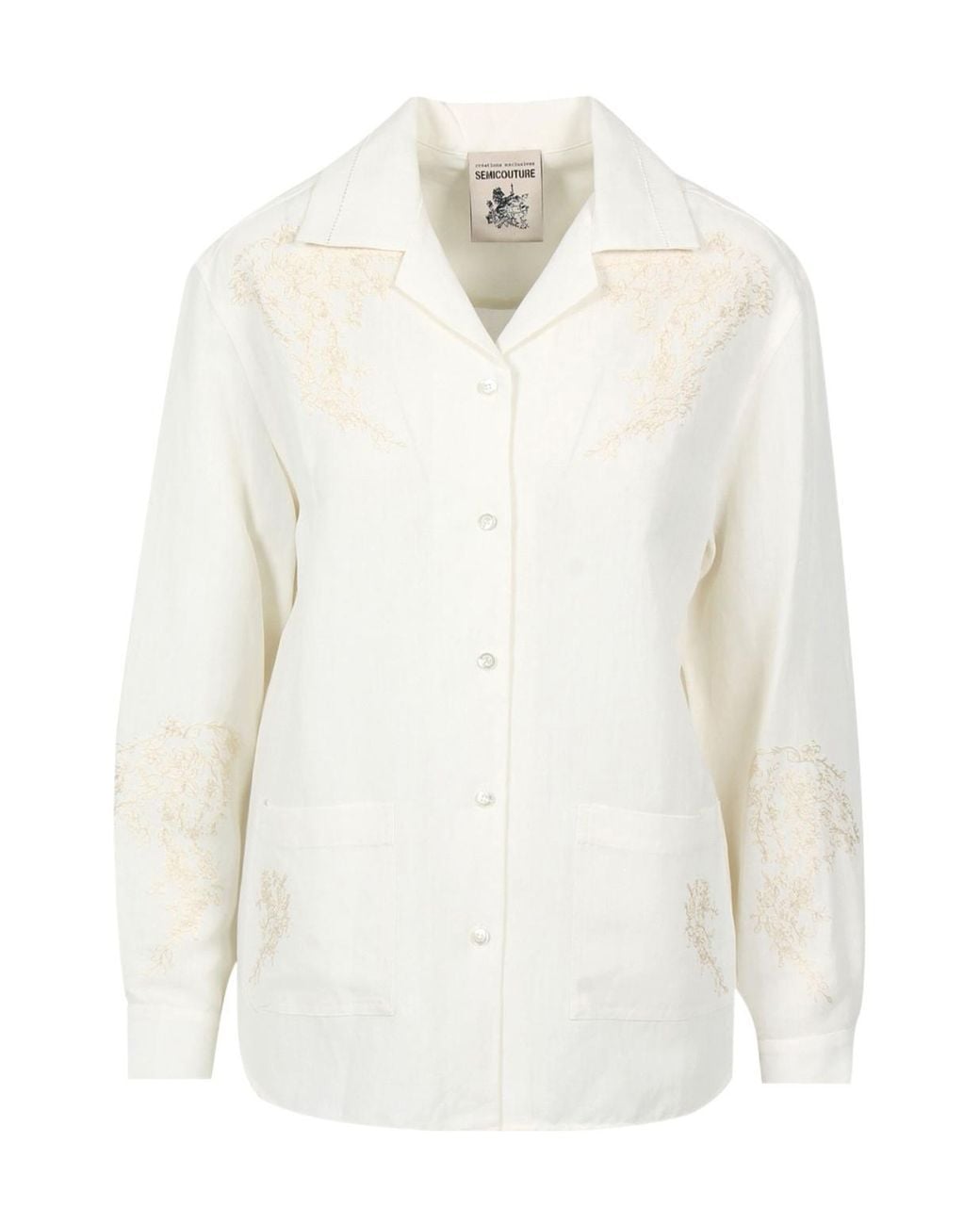 Semicouture White Shirts Optic
