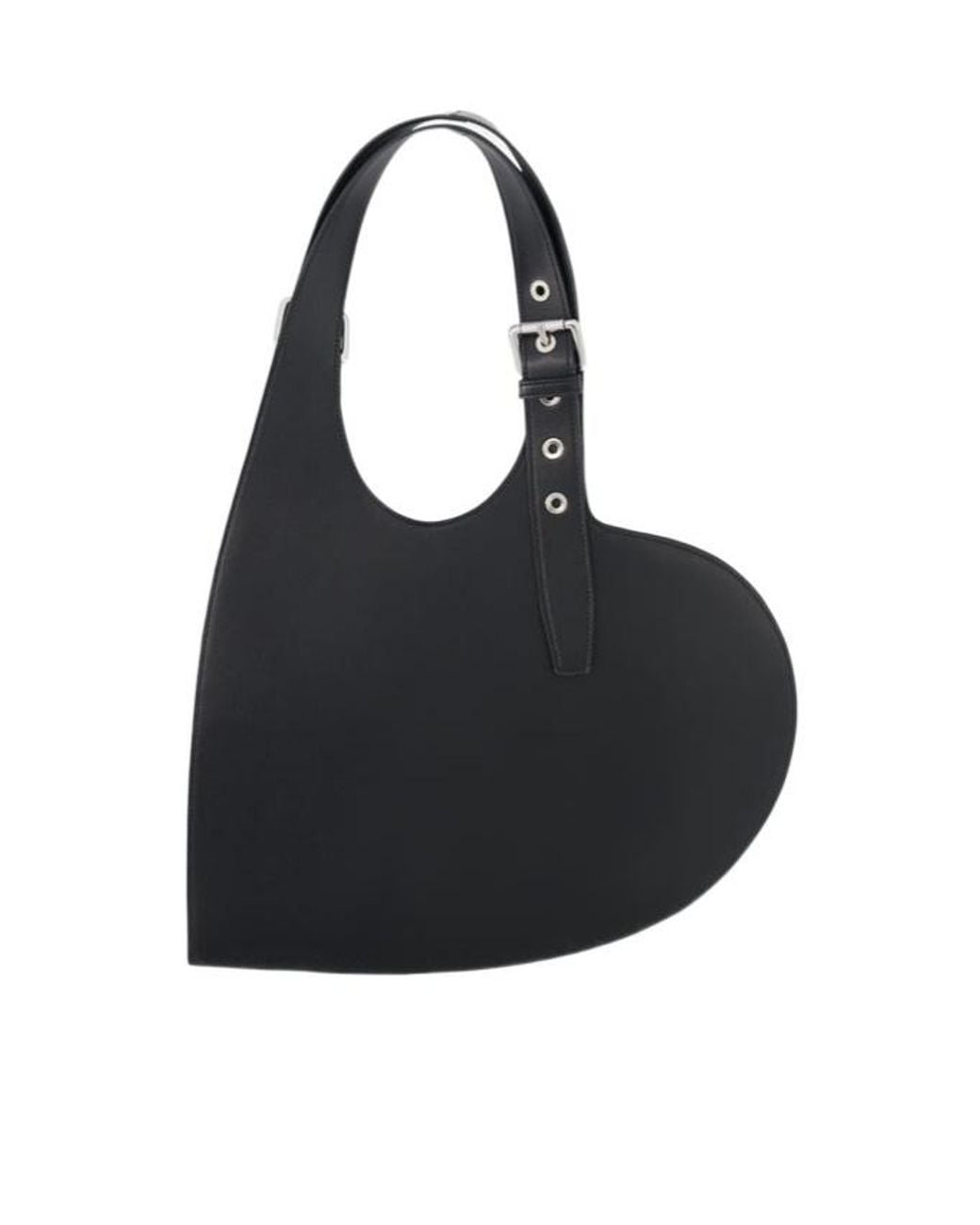 Coperni Black Belt Heart Tote Bag