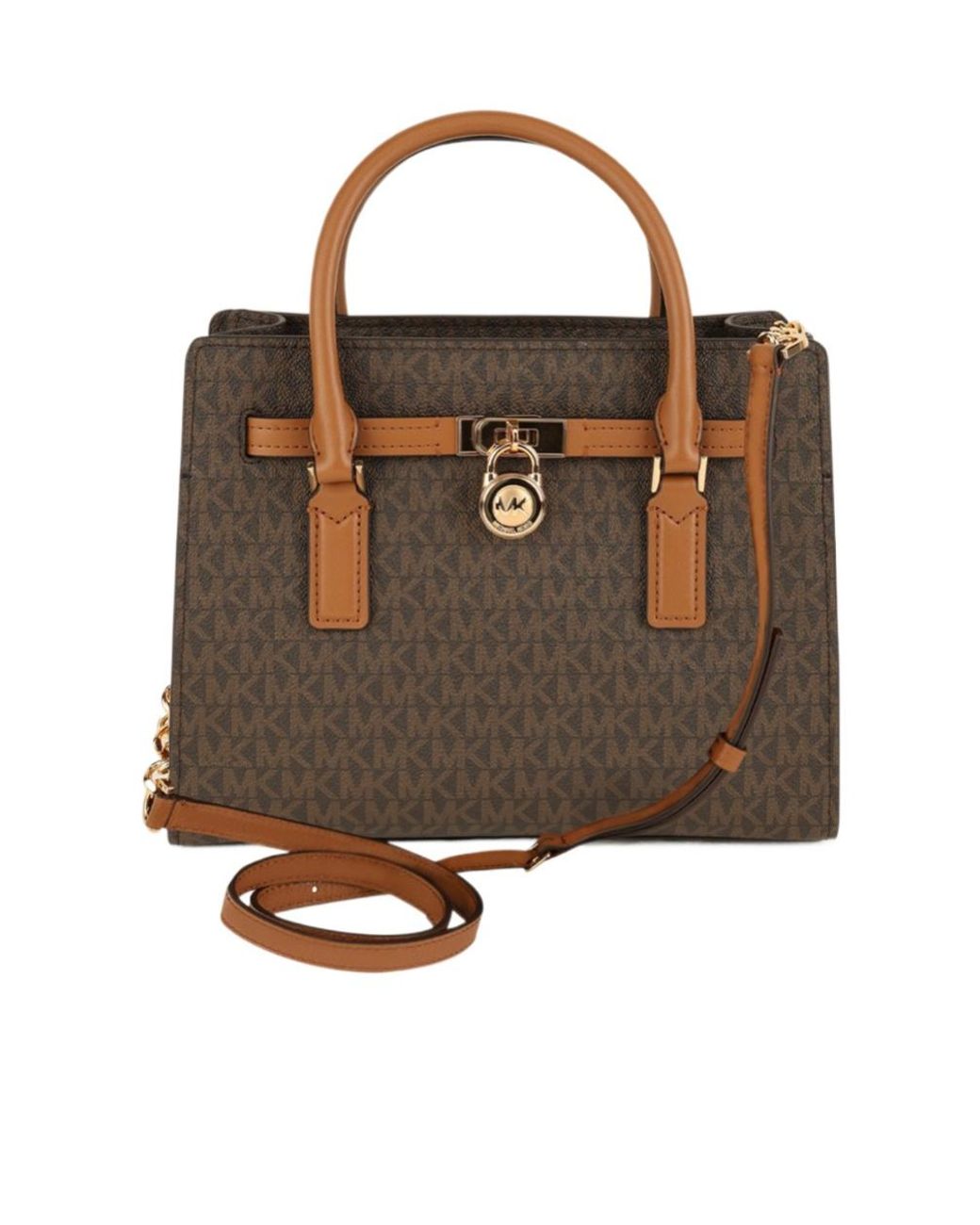 MICHAEL Michael Kors Brown Hamilton Moderne Small Handbag