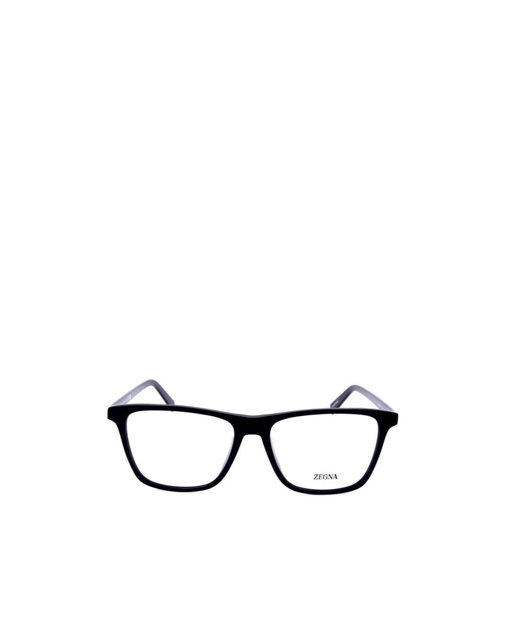 Zegna White Rectangle-Frame Glasses for men