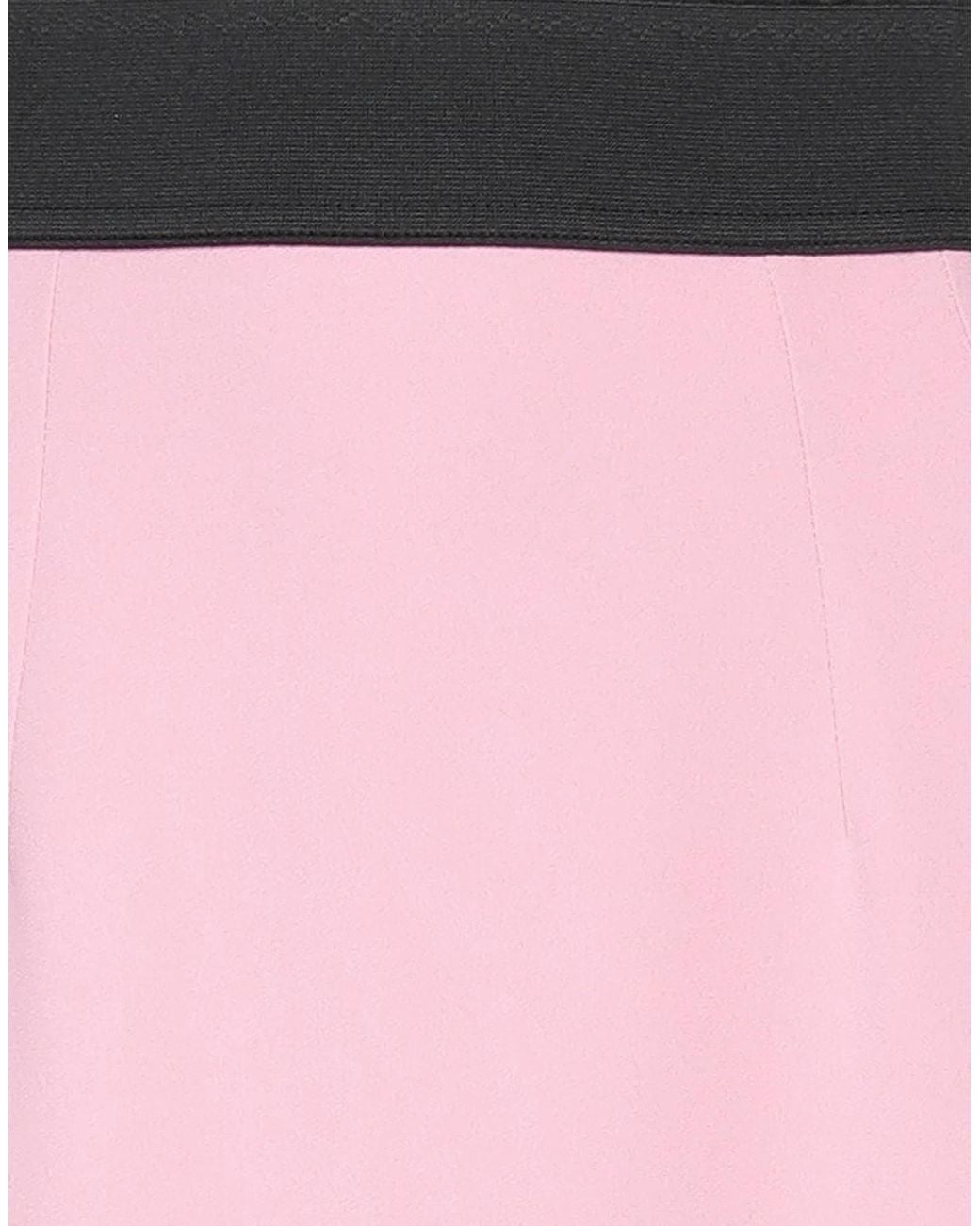 Dolce & Gabbana Pink Color-Block Midi Skirt