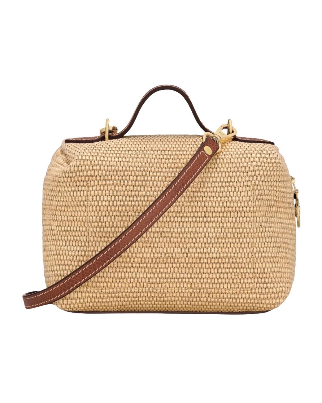 Longchamp Natural Top Handle Shoulder Bag