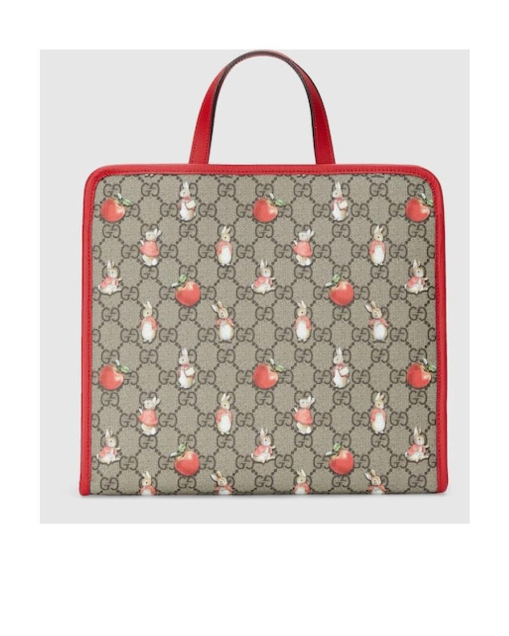 2点セットGUCCI × PETER RABBIT ロンパース&スタイ Gucci Peter Rabbit X Tote Bag in Brown | Lyst