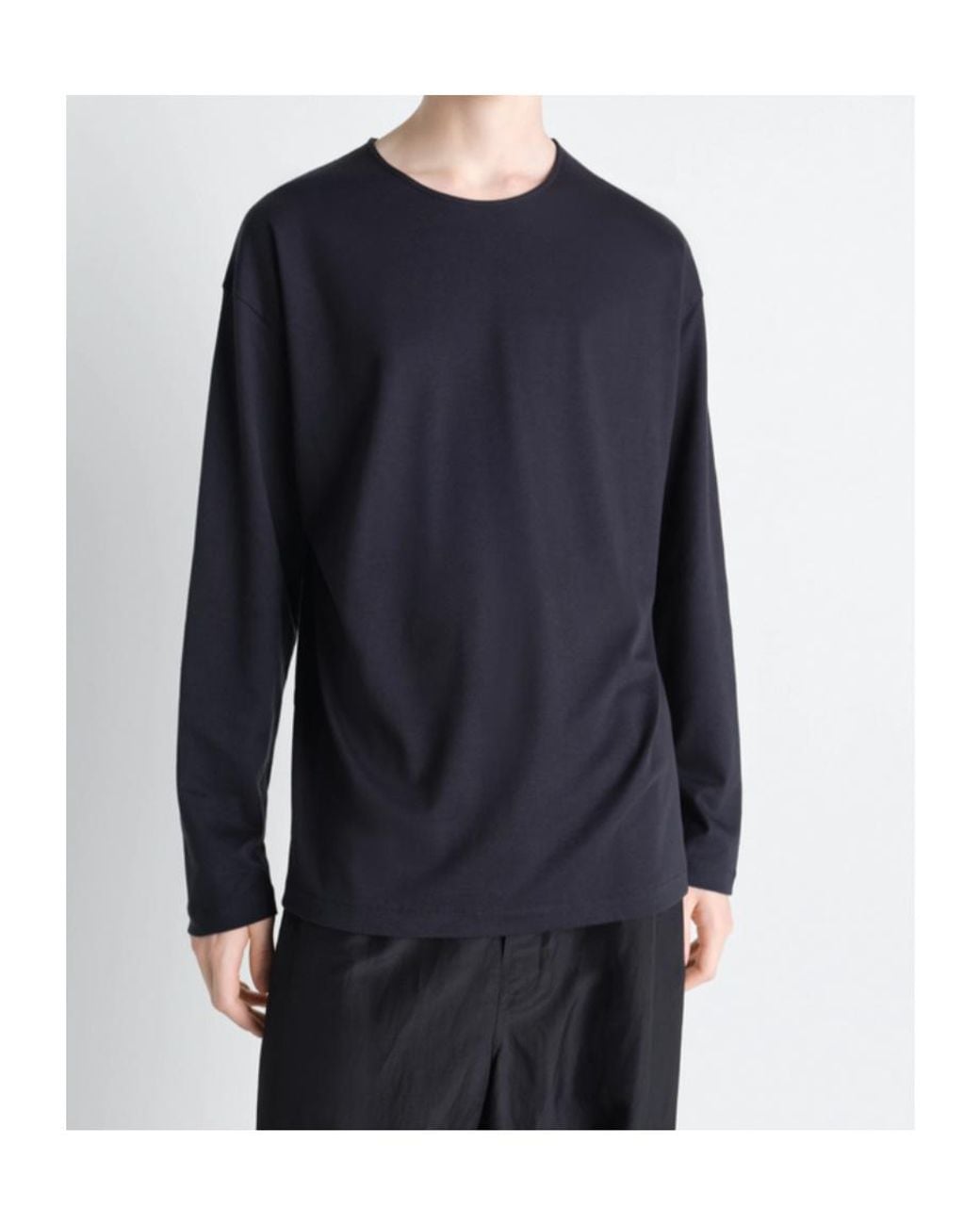 Lemaire Blue Ls T-Shirt for men