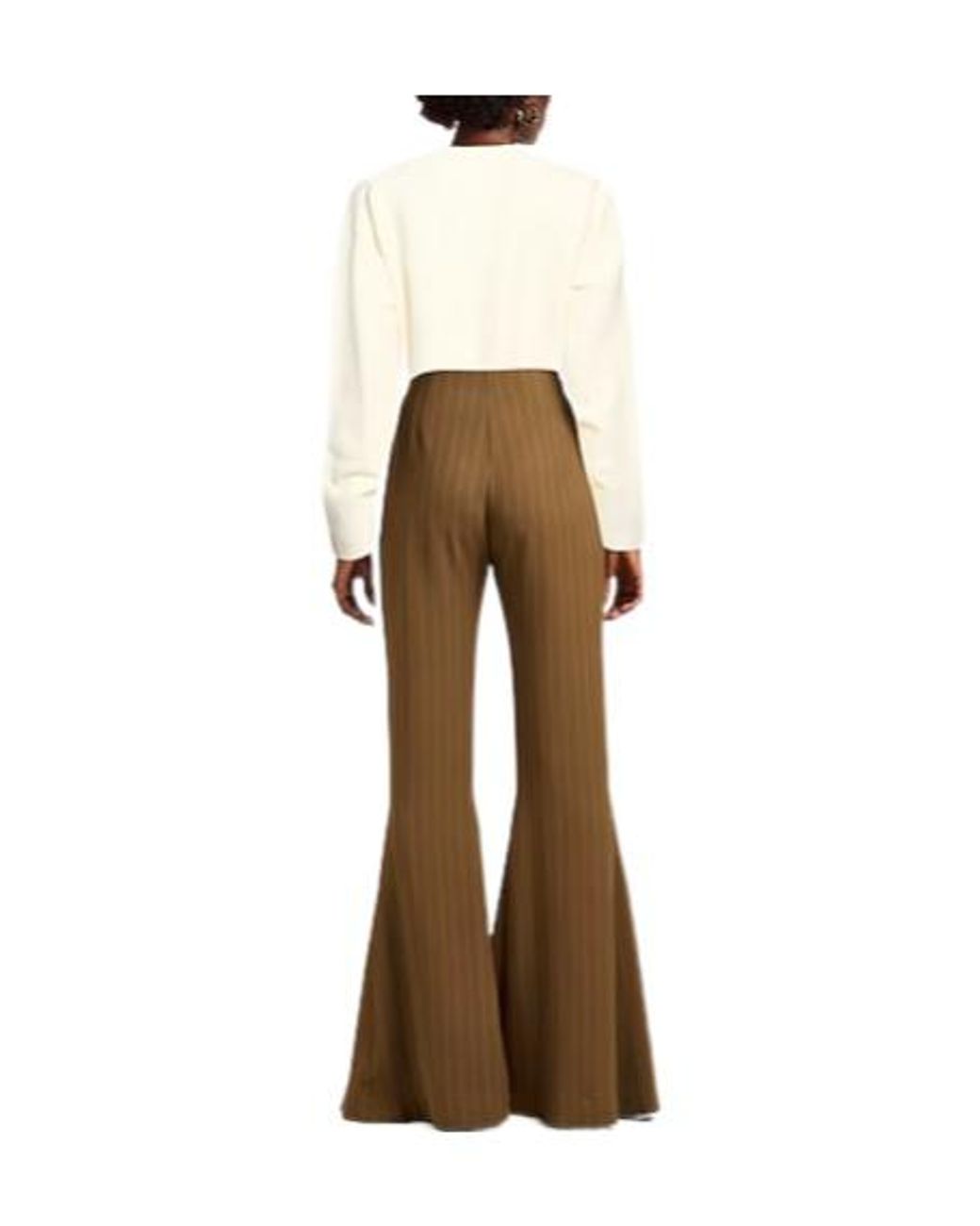 Max Mara Natural Solid Color Knit Sweater