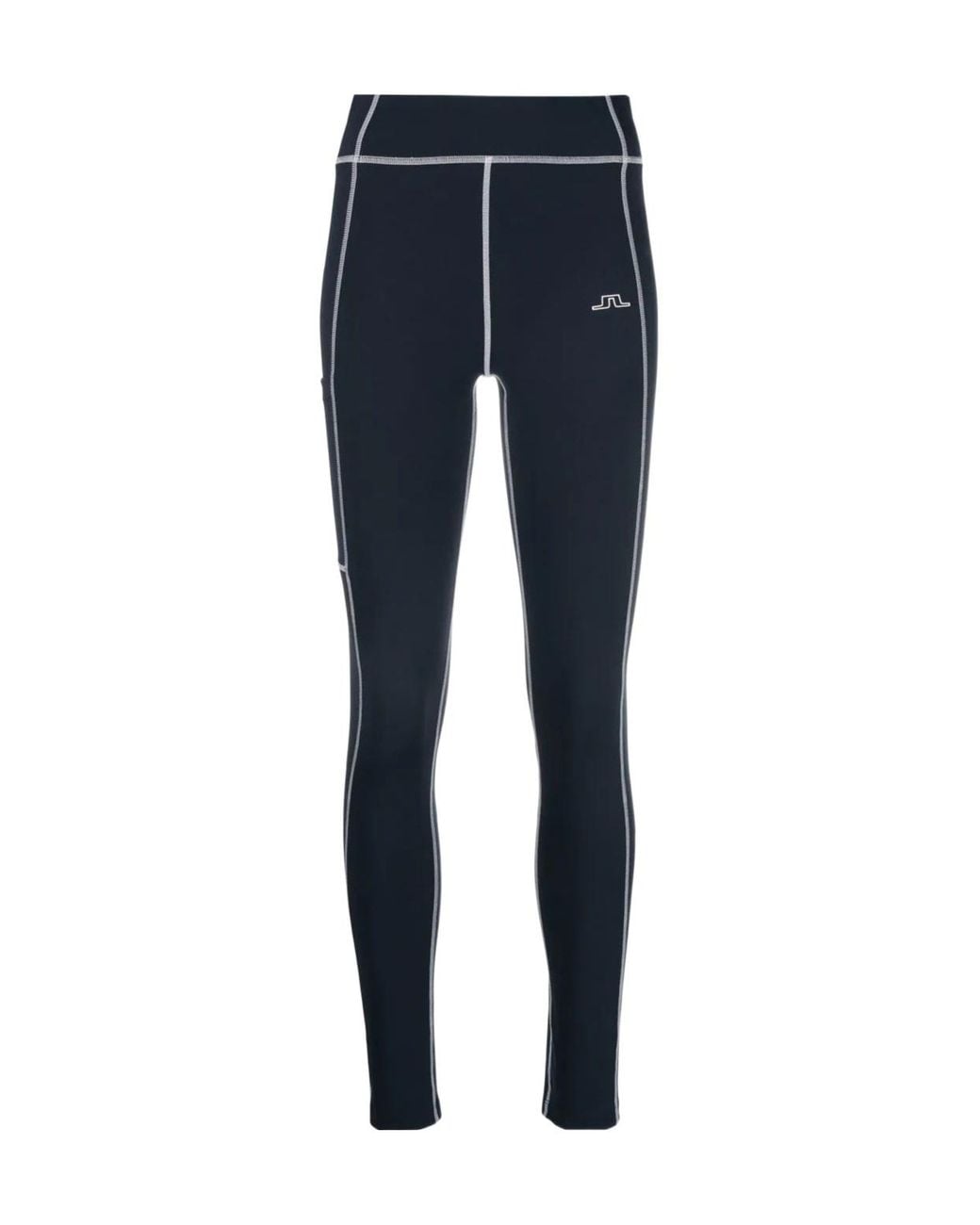 J.Lindeberg Blue Zena Contrast-Stitch Leggings